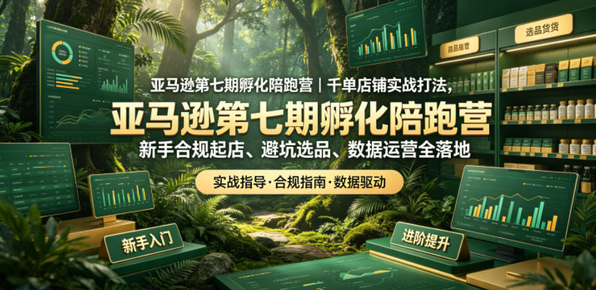 跨境电商第七期孵化陪跑营